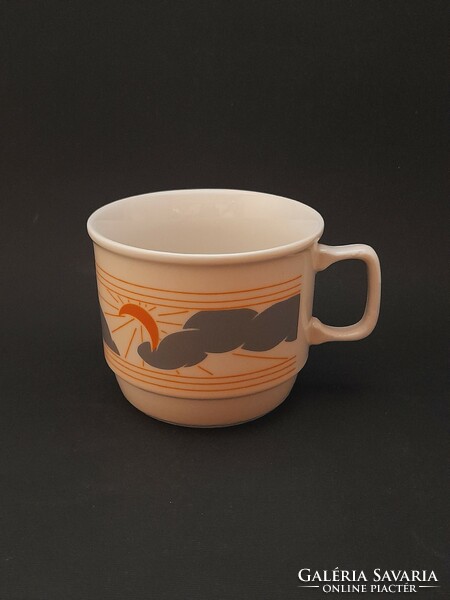 Zsolnay sunny mug with cloud pattern