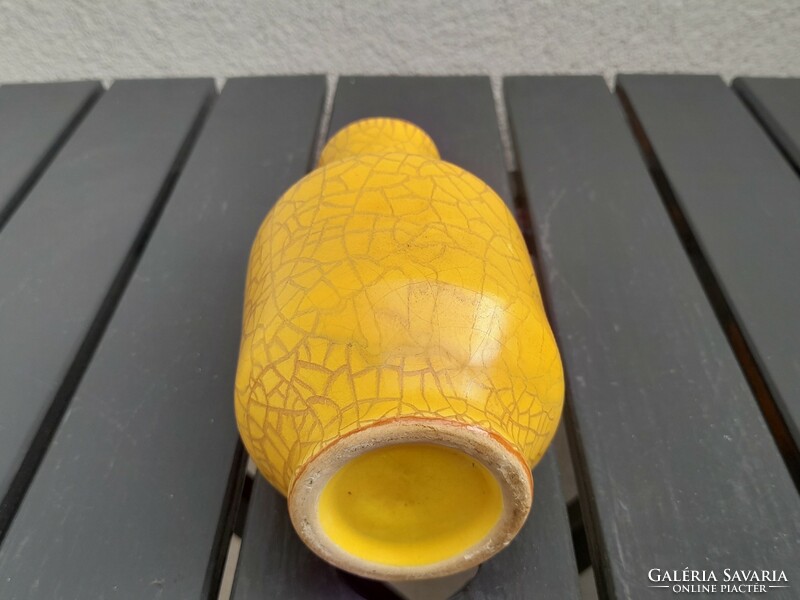 1,-Ft Ritka sárga Gorka Géza kerámia váza