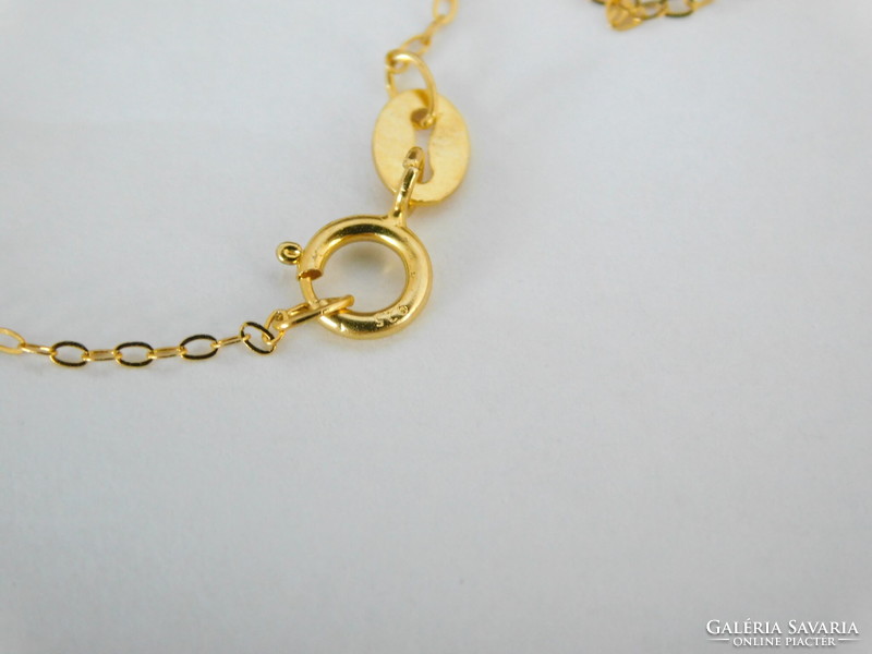 2 db Gyöngy 18 k arany medál + ajándék ezüst nyaklánc, nagy 10-11 mm-es gyöngyökkel