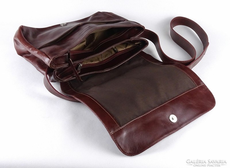 1Q607 Női barna bőr táska női táska válltáska