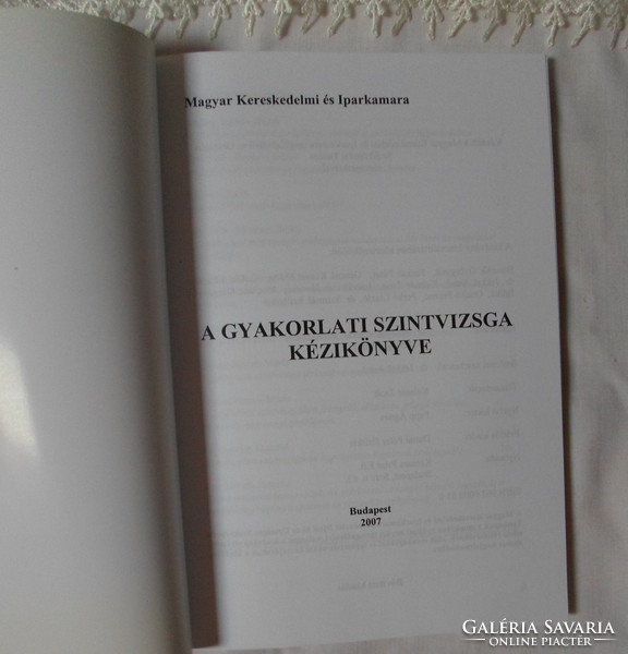 Magyar Kereskedelmi és Iparkamara: A gyakorlati szintvizsga kézikönyve (2007, CD-vel)