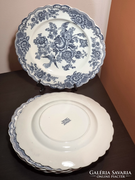 *Bristol Crown Ducal angol porcelánfajansz étkészlet, XX.szd első fele, matrica díszítéssel.