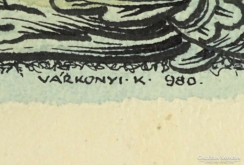 1Q644 Károly Várkonyi: Károly Szegvár donation letter 1980