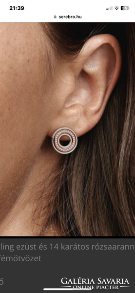 Two-tone, beautiful, flawless pandora earrings