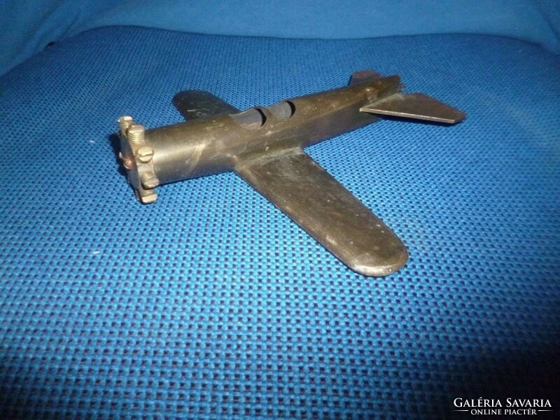 Old bronze airplane model