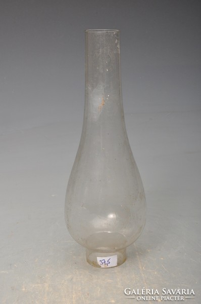 Petróleum lámpa üveg, cilinder, lámpabúra, átmérő 37,5  mm.
