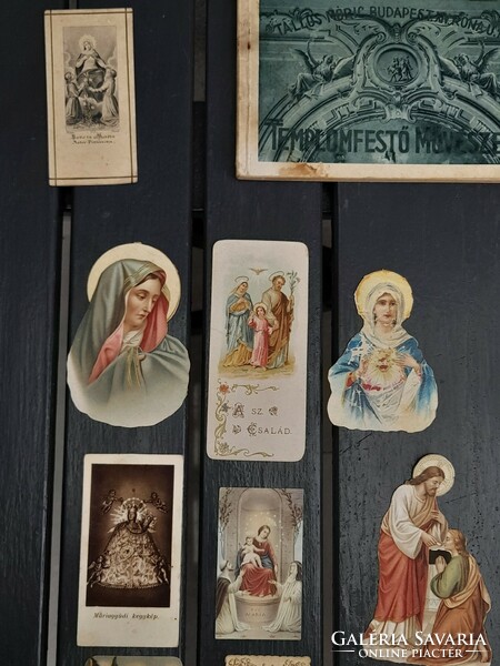 Antique church bookmarks paper silk etc... Together