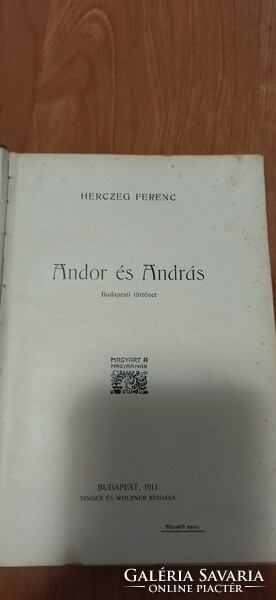 Herczeg Ferenc - Andor és András