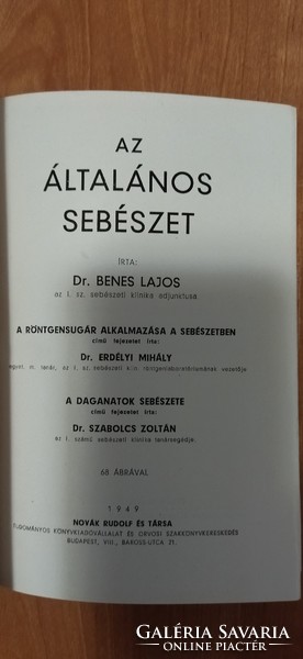 Dr. Benes Lajos - Általános sebészet