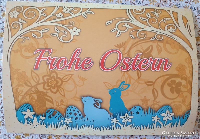 Húsvéti postatiszta képeslap üdvözlőlap