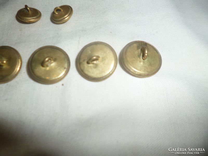 Original period Horthy officer's military clothing buttons