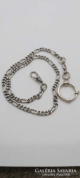 Nice silver pocket watch chain