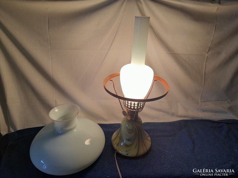 Beautiful Murano glass lamp with adjustable brightness