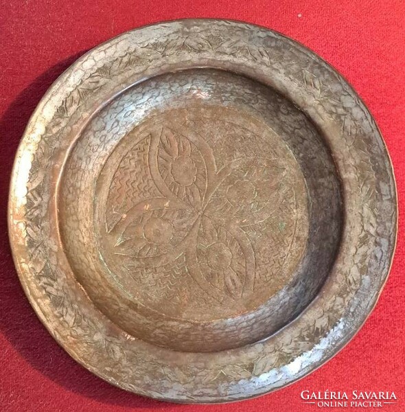 Antique metal bowl xviii. S.