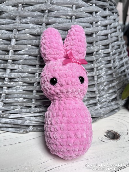 Crocheted plush bunny