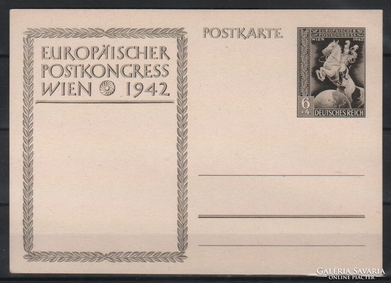 Díjjegyesek, borítékok  0007 (Deutsches Reich) Mi P 296     1.50 Euró