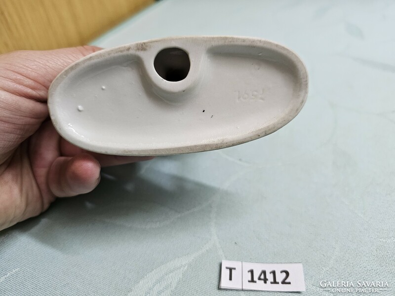 T1412 Porcelán szarvas 12 cm