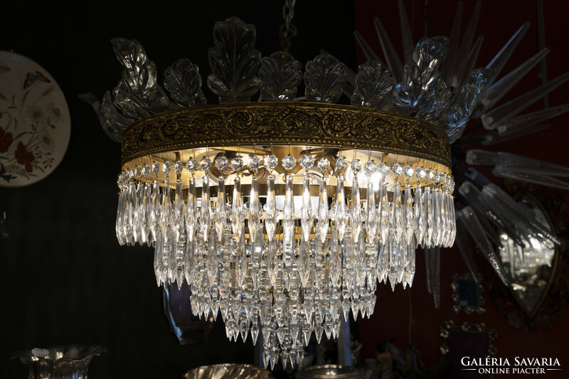 Exclusive crystal pendant ceiling light / chandelier