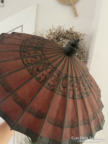 Antik ernyő ,napernyő,dekoráció ,kézzel festett