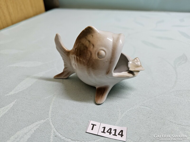 T1414 porcelain fish 11 cm