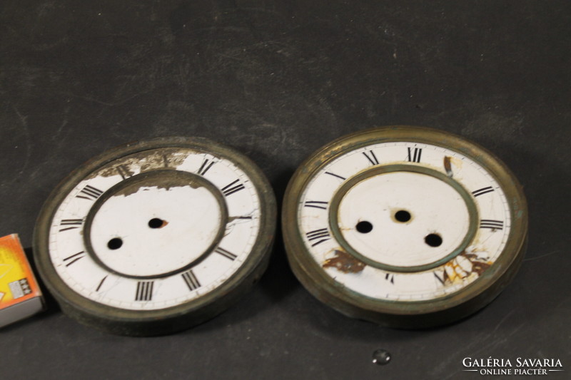Antique wall clock enamel dials 965