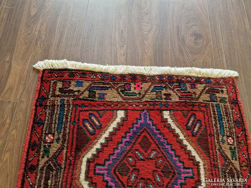 Iráni nomád 81x305 kézi csomózású gyapjú perzsa futó szőnyeg MZ_75