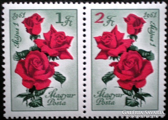 S1814-5c / May 1, 1961. Series of stamps in a postal clean pair (cheaper version)