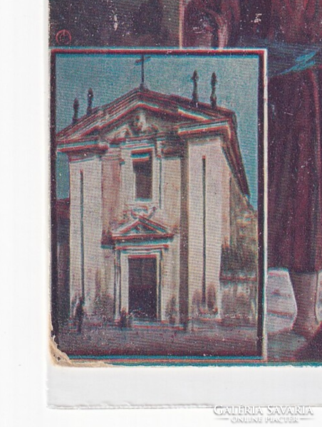 Hv:95 religious antique greeting card 