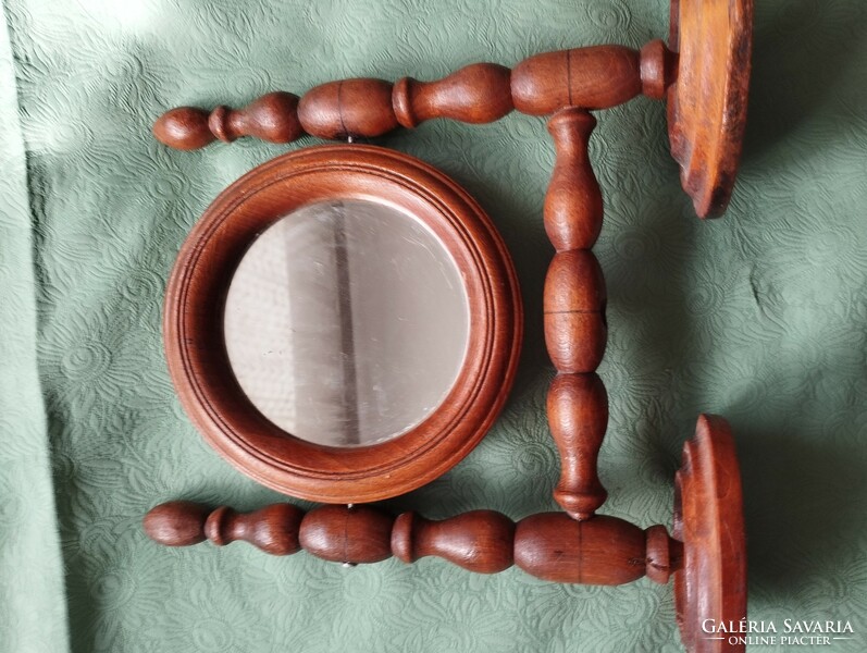 Rustic table mirror