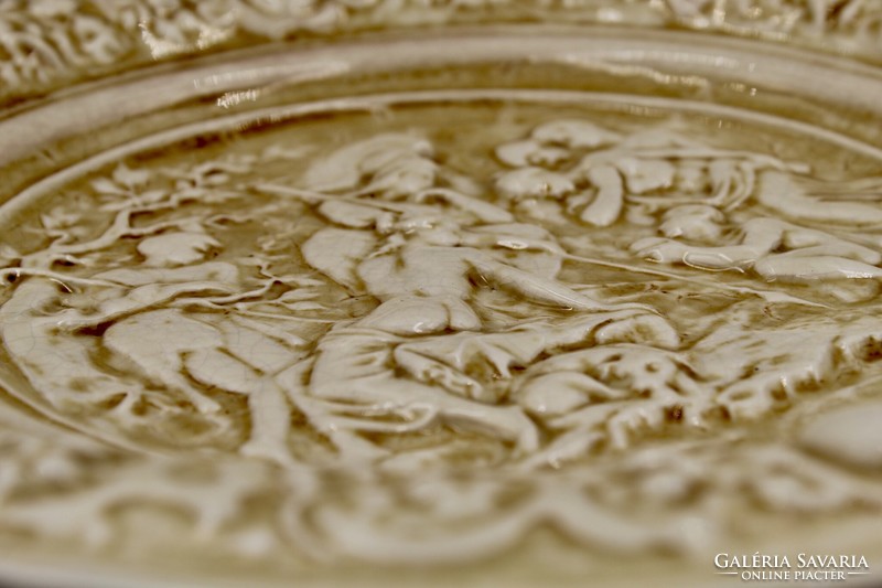 Zsolnay historicizing decorative bowl (old ivory)