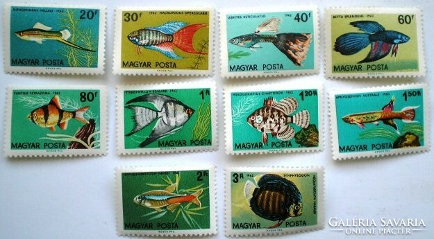 S1877-86 / 1962 aquarium ornamental fish i. Postage stamp