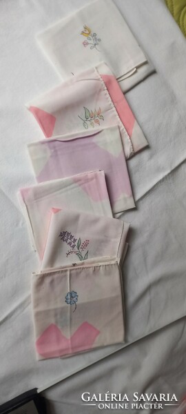 5 db női textil zsebkendő
