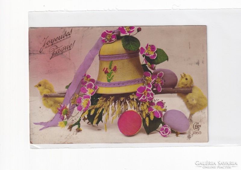 H:112 antique Easter greeting card 