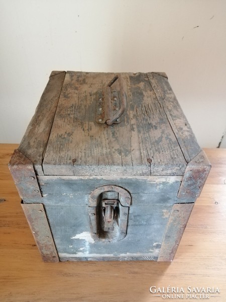 Military chest in old, original condition