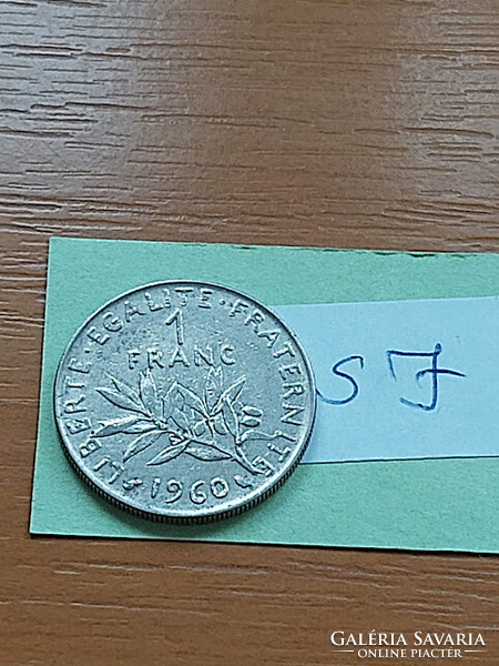 France 1 franc 1960 nickel sj