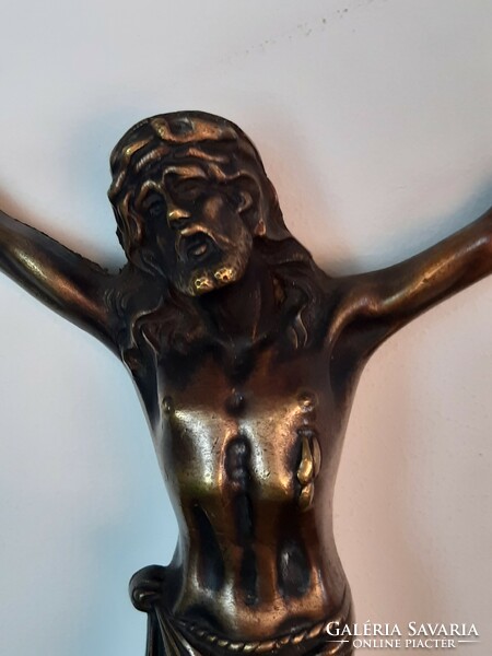 L. Coudere - bronze crucifix