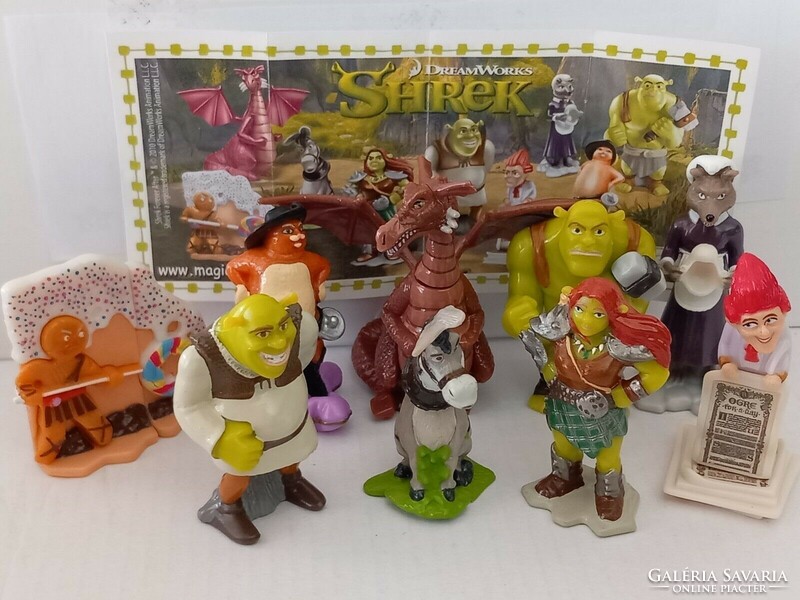 Shrek 4. Fairytale characters original kinder toys for collectors too