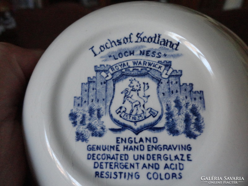 Scottish plate about the Lochness legend