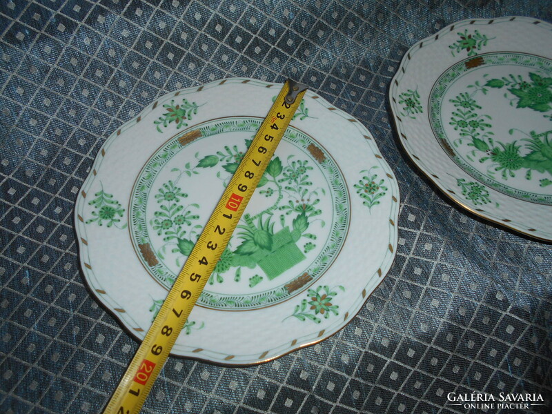 Herendi India kosár  mintával 2 db  tányér  19 cm-az ár 1 db-ra vonatkozik