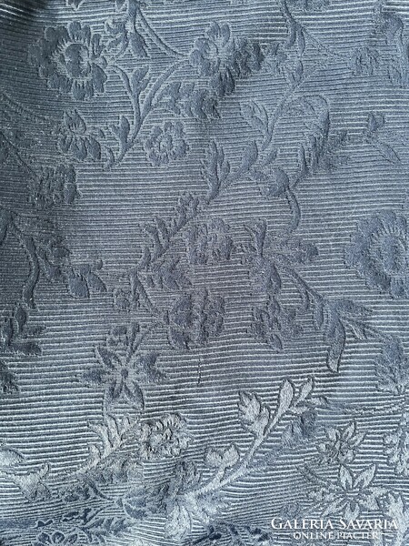 Ikea blekviva wonderful dark blue jacquard pattern blackout curtains with a gift tie 145*300cm