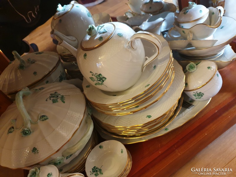 Herend 55-piece tableware, coffee, tea set