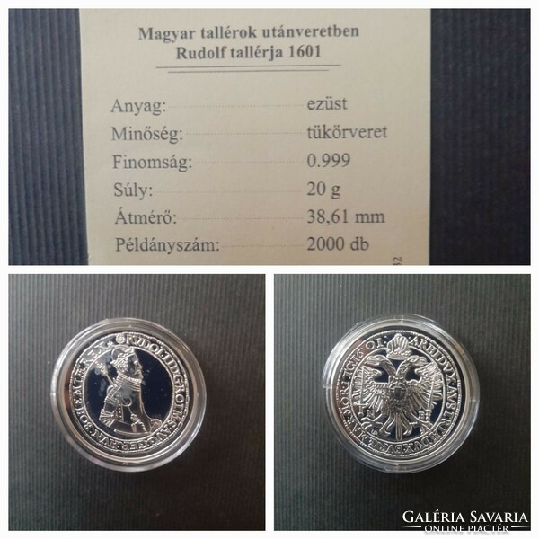 18 silver Hungarian thalers in mint condition