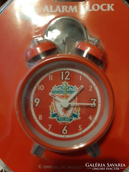 Original Liverpool alarm clock with originality label, in original packaging