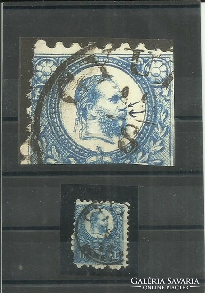 1871- Réznyomat - 10 kr - álkettősnyomat