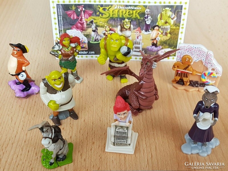Shrek 4. Mesefigurák eredeti Kinder játékok gyűjtőknek is