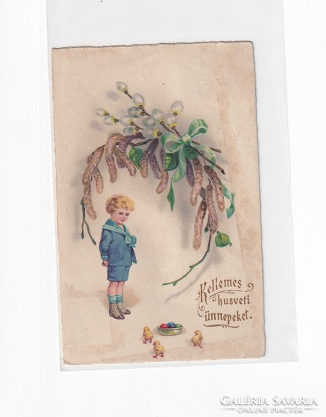 H:109 Antik Húsvéti Üdvözlő képeslap