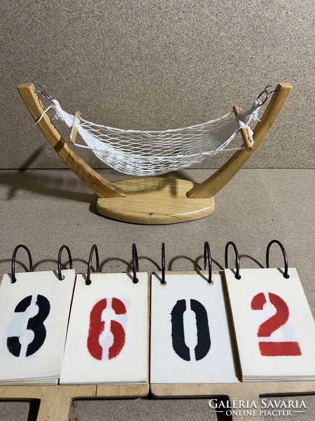 Wicker swing bed for baby's room, 43 x 14 x 24 cm. 3602