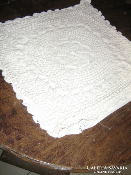 Beautiful handmade crochet pillow