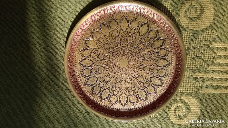 Demanding, beautiful work - also for 6 copper-enamel engraved bowls and plates! Diam. 10 Cm