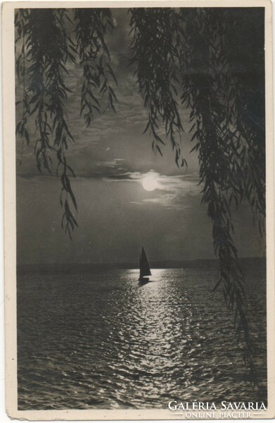Ba - 535 Siófok, whose beautiful memory is on the balat - evening atmosphere 1939 (monostory photo)